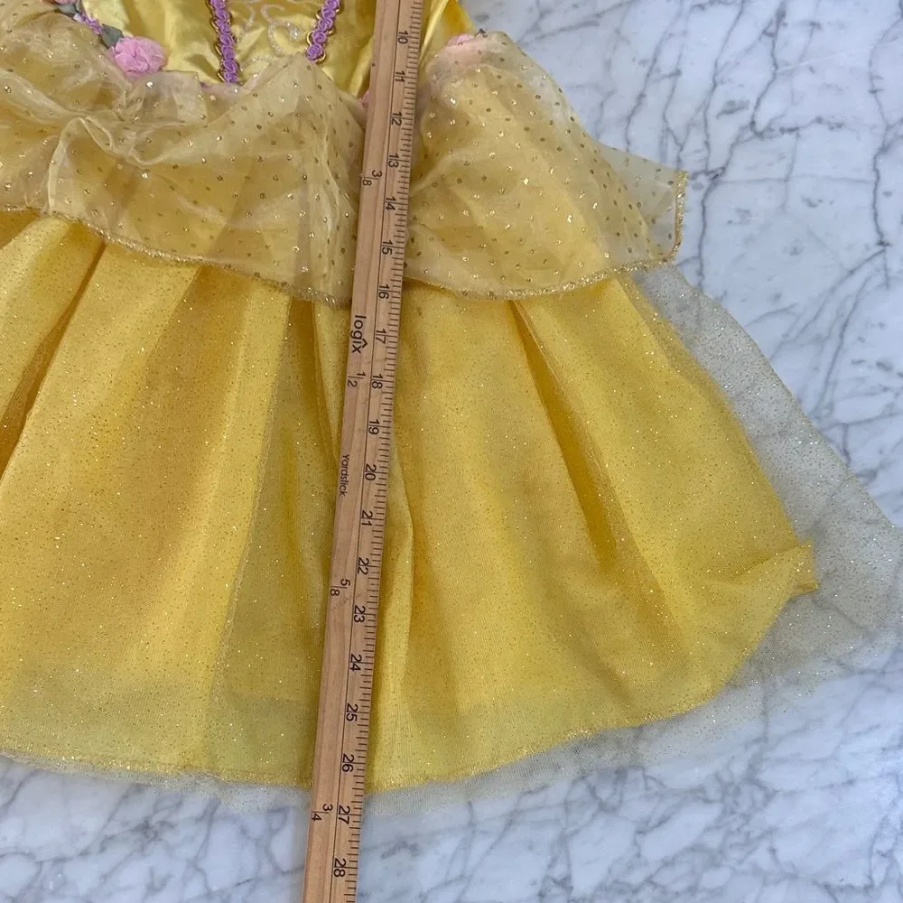Beauty and the Beast Belle Princess Dress Costume Sz 4-6 Y